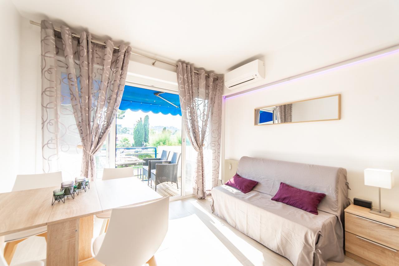 L'Ascot Appartement, Plages A 300M, Vue Hippodrome Cagnes-sur-Mer Buitenkant foto