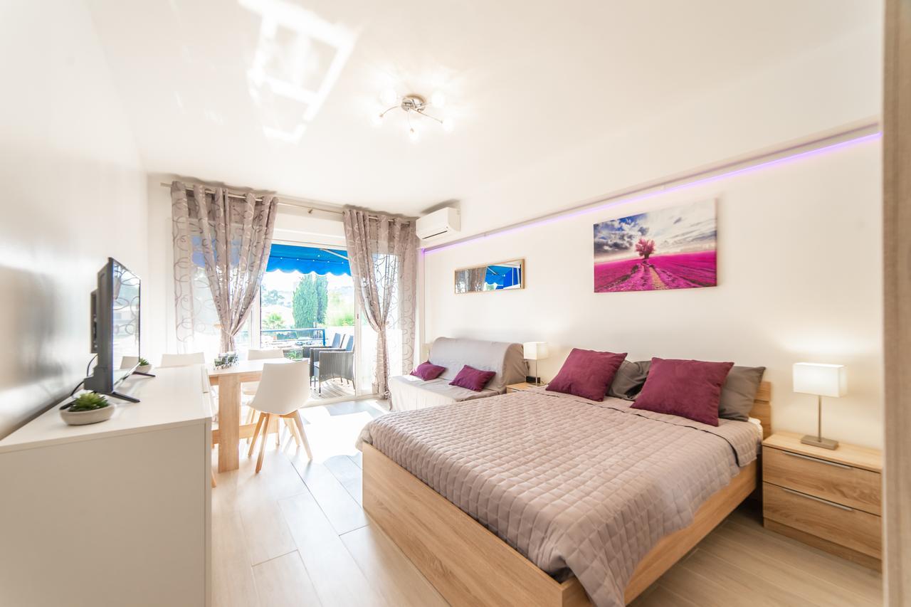 L'Ascot Appartement, Plages A 300M, Vue Hippodrome Cagnes-sur-Mer Buitenkant foto