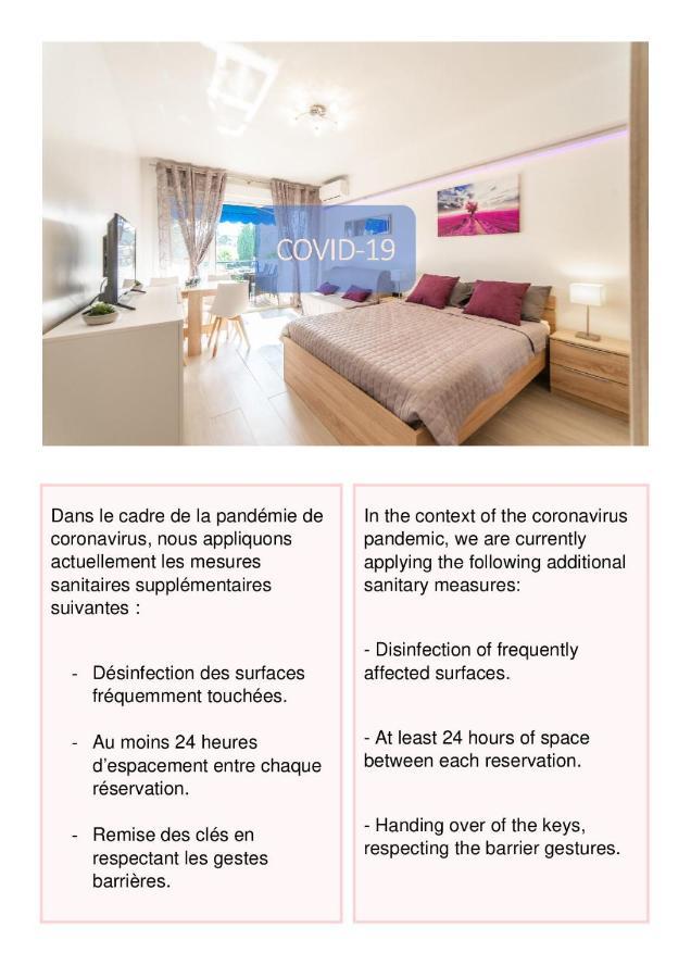 L'Ascot Appartement, Plages A 300M, Vue Hippodrome Cagnes-sur-Mer Buitenkant foto
